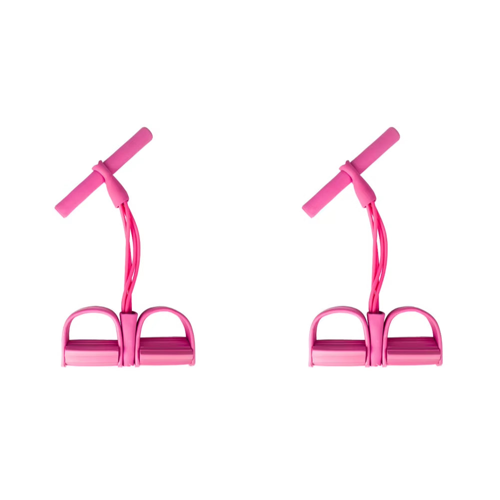 TPE Puller Pedal Ankle Abdominal Exerciser Sit-Up Pull Rope Expander Elastic Bands Home Gym Sport Training Fitness Equipment