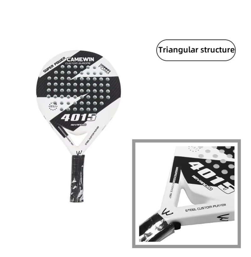 Camewin Paddle Racket Adult Prefessional Carbon Fiber Soft EVA Face Tennis Paddle Racquet Racket with Padle Bag Cover 2024 New