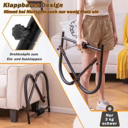 Bauchtrainer Mit Gepolsterter Kopfstütze Klappbarer AB Trainer Bauchmuskeltrainer Bauch Trainingsgerät
