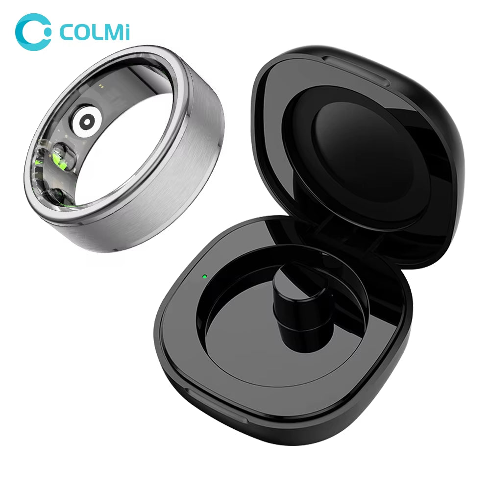 New  R03 Smart Ring Charging Case Men Women, Battery Life 39 Days, Health Monitor, IP68 & 5ATM Waterproof, Multi-Sport Mode