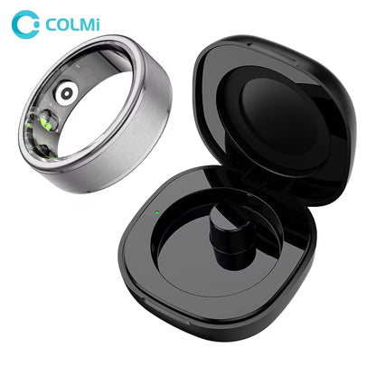 New  R03 Smart Ring Charging Case Men Women, Battery Life 39 Days, Health Monitor, IP68 & 5ATM Waterproof, Multi-Sport Mode